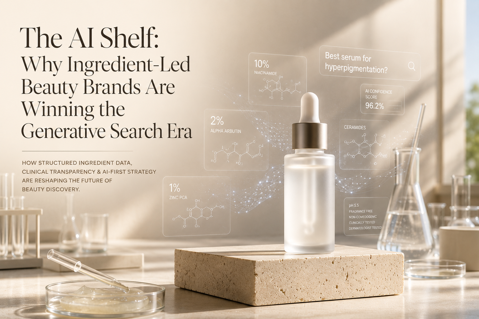 The Algorithmic Shelf: Why Ingredient-Led Brands Are Dominating AI Beauty Citations