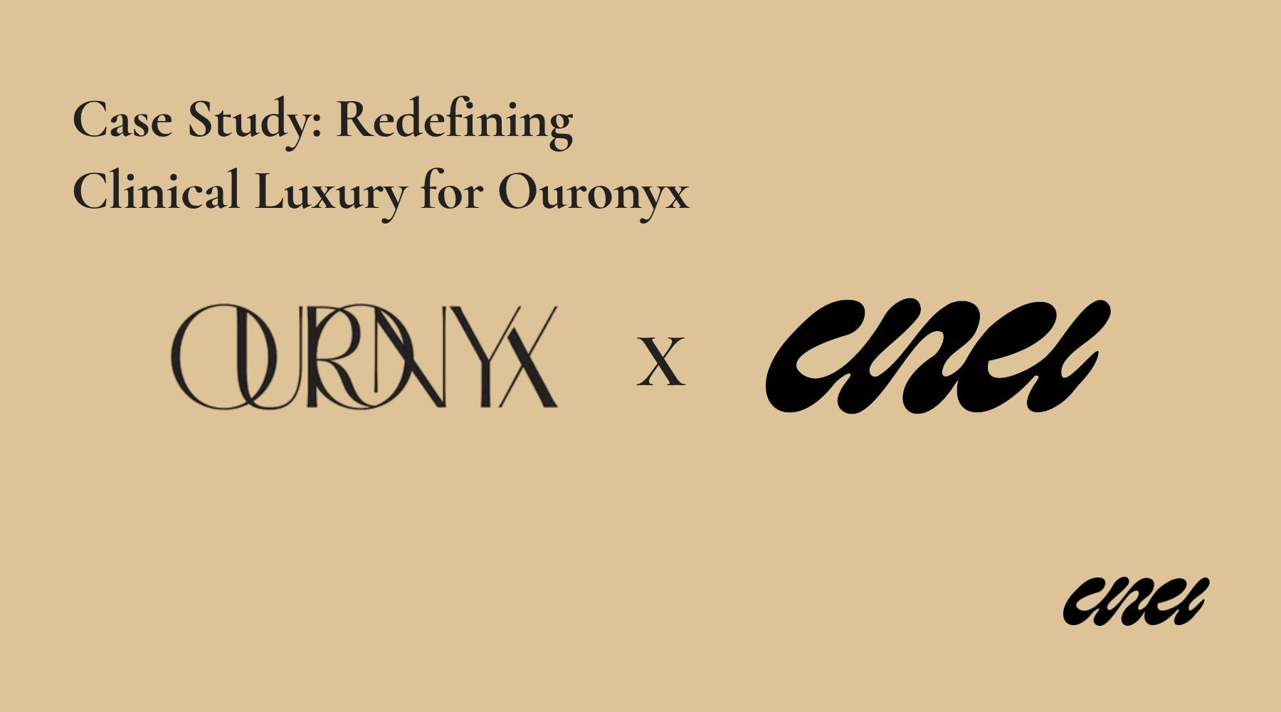 Ouronyx Case Study: Redefining Elite Aesthetic Medicine Branding | Studio Una